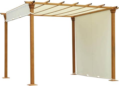 OutSunny Retractable Outdoor Garden Pergola 3x3 M Price