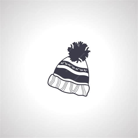 Premium Vector Winter Hat Isolated Icon On White Background