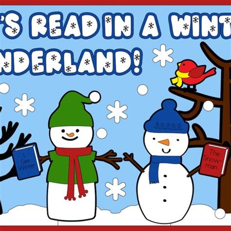 Winter Wonderland Bulletin Board Kit Reading School - Etsy