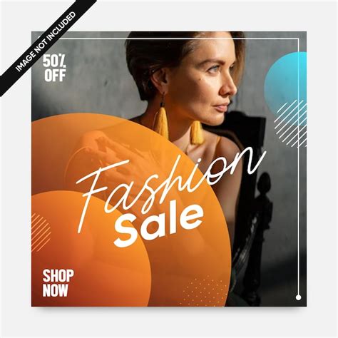 Premium Vector Modern Fashion Sale Social Media Post Template