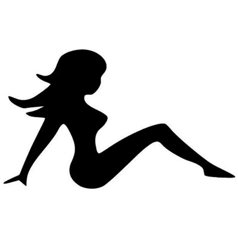 Buy 15292cm Sexy Trucker Girl Car Window Decal Cartoon Motorcycle Stickers