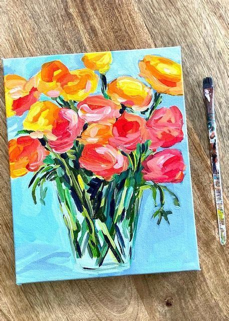 Flower Painting Ideas And Tutorials For Beginners Learn How To Paint