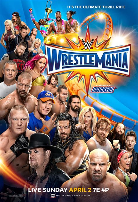 Los Posters De Wrestlemania Tim Wrestling