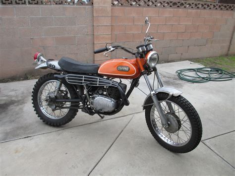 Vintage 1971 Yamaha Dt1f 250 Enduro Ahrma Title Low Mileage