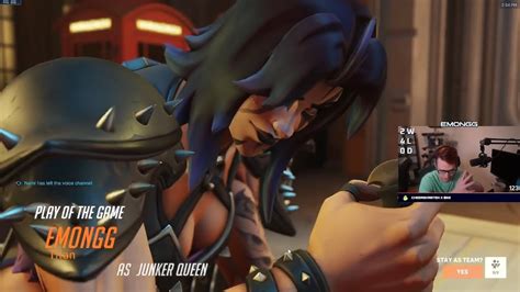 The Most Insane Top 500 Junker Queen POTG Overwatch 2 YouTube