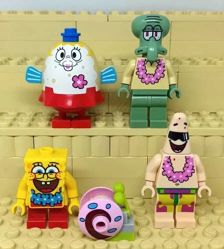 Lego Bob Esponja Minifiguras Del Set 3818 Bikini Bottom Meses Sin