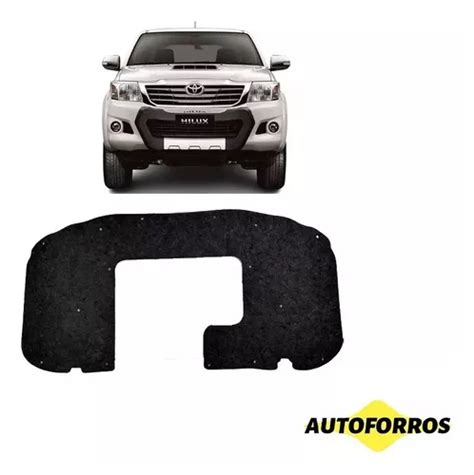 Forro Térmico Anti Ruido Toyota Hilux 12 15 Kit Presilhas