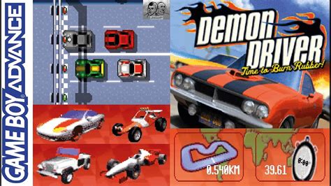 Demon Driver Time To Burn Rubber Gba C M Playthrough Youtube