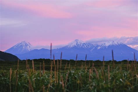 Purple Sky over Mountains · Free Stock Photo