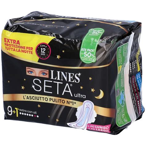 LINES Seta Ultra Extra Con Ali 10 Pz Redcare