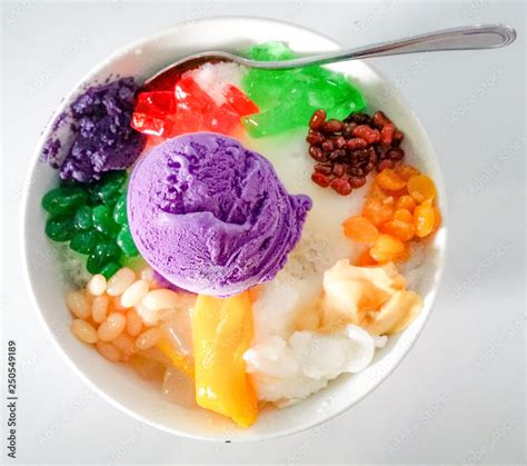 Halo Halo A Filipino Dessert That Translates To Mix Mix It Is Made