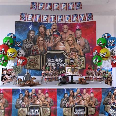 WWE Birthday Party Supplies The Ultimate Guide