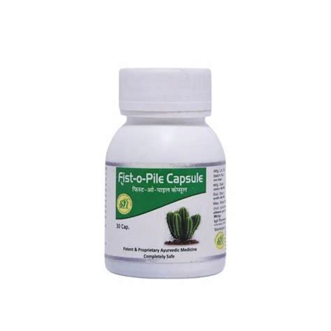 Fist O Pile Capsules 30 Capsules At Rs 250 00 Herbal Piles Capsules