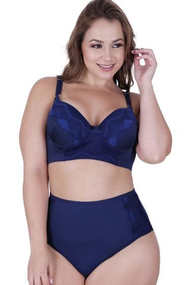 Conjunto de Lingerie Plus Size Sutiã Reforçado Bojo Calcinha Hot