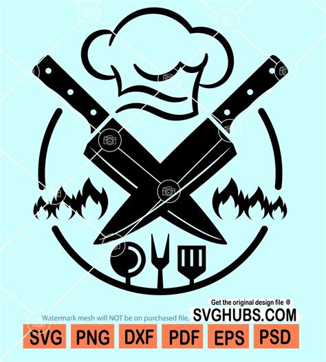 Chef Svg Kitchen Svg Cooking Svg Cook Svg Chef Hat Svg Baking Svg