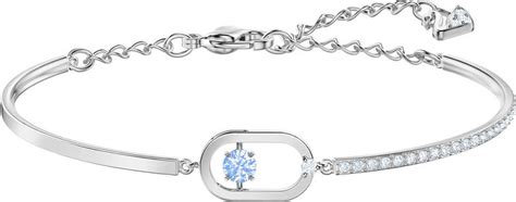 Swarovski Sparkling Dance Crystal Blue Rhodium Plated Skroutzgr