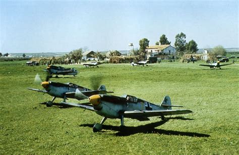 Battle Of Britain Movie Buchon Ready For Inspection Aircraft