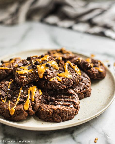 No Bake Double Chocolate Cookies {5 Ingredient} Shuangy S Kitchensink