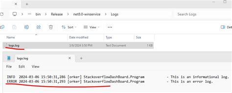 Net Unable To Specify Folder In Log4net When Logging From Window