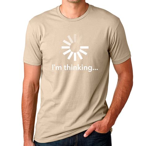 Im Thinking Unisex Cotton T Shirt Etsy