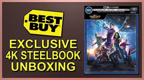 Guardians Of The Galaxy Best Buy Exclusive 4k 2d Blu Ray Steelbook