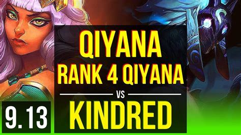 Qiyana Vs Kindred Jungle Rank Qiyana Kda Legendary