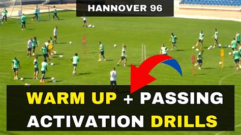 Warm Up Passing Activation Drills Hannover 96 Youtube