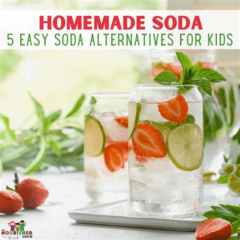 Homemade Soda 5 Easy Soda Alternatives For Kids The Nourished Child