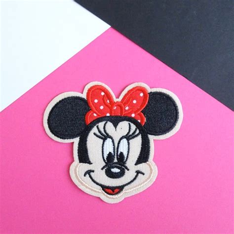 Disney Iron On Patches Mickey Minnie Iron On Patch Etsy