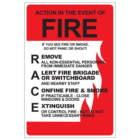 Race Fire Safety Poster