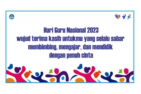 10 Ucapan Kata Kata Selamat Hari Guru Nasional Untuk Merayakan