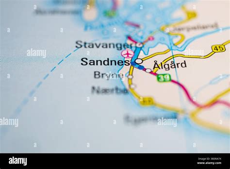Map of stavanger hi-res stock photography and images - Alamy