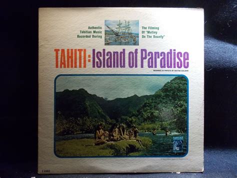 Tahiti Island Of Paradise Music From Mutiny On The Bounty Mgm E