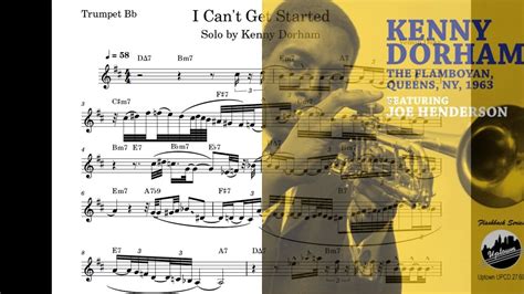 I Can T Get Started Kenny Dorham Trumpet Solo Transcription YouTube