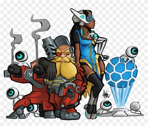 overwatch cartoon fictional character art cartoon  transparent
