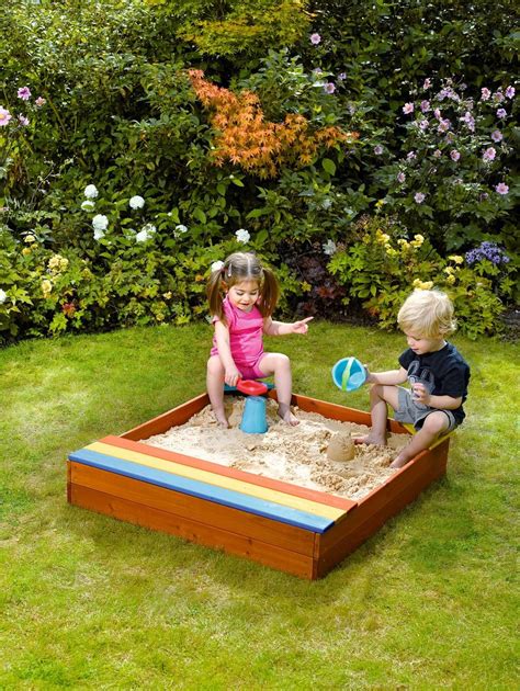 Store It Wooden Sand Pit Sand Pits For Kids Sand Pit Outdoor Play