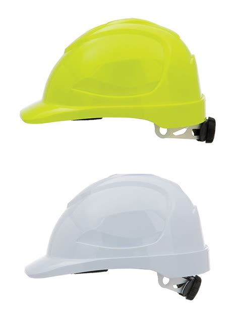 V9 Unvented Polycarbonate Type 2 Hard Hat With Ratchet Harness Unique