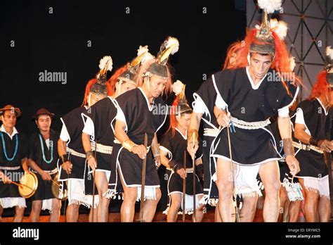 Folk Dance Arunachal Pradesh North East India Asia Stock Photo