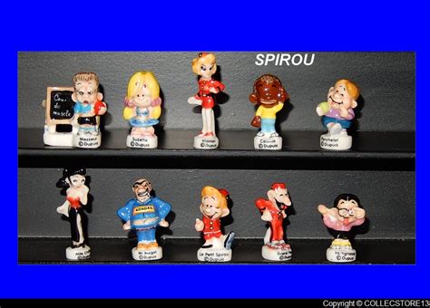 SERIE COMPLETE DE FEVES SPIROU Fèves de collection CollectStore