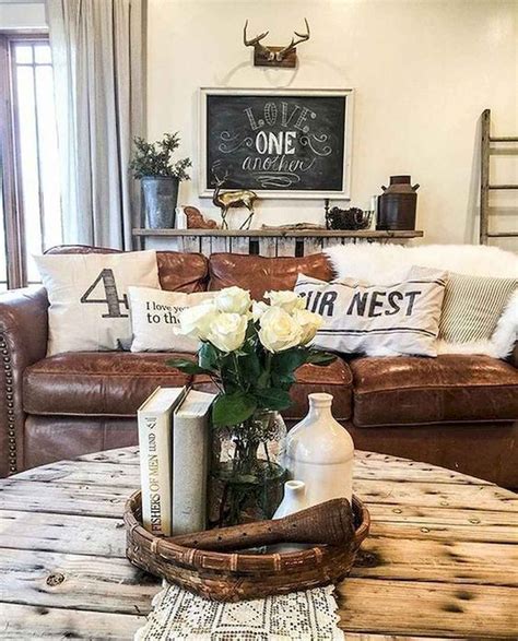 Cozy Rustic Farmhouse Living Room Remodel And Design Ideas 52