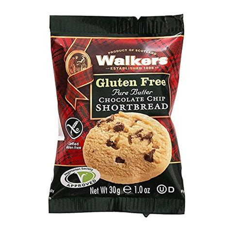 Walkers Gluten Free Chocolate Chip Shortbread Biscuits