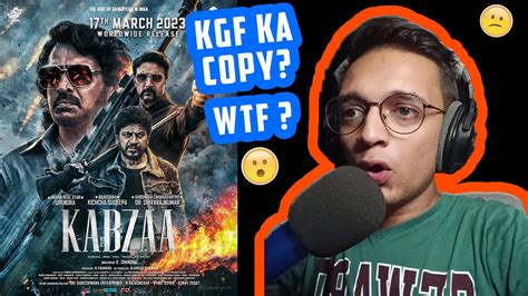 Kabzaa Official Trailer Reaction Review Kiccha Sudeep Upendra