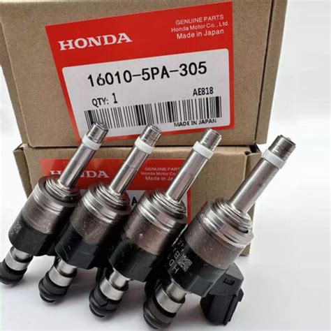 4PCS GENUINE OEM FUEL INJECTORS 16010 5PA 305 FOR ACCORD CR V CIVIC 1