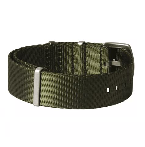 Invella Mm Seatbelt Nylon Nato Watch Straps Green Invellastraps