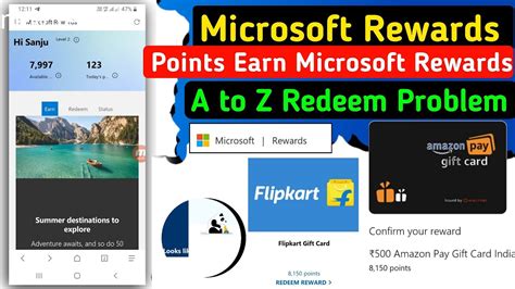 Good News Microsoft Rewards Microsoft Rewards Live 8000 Points Earn Redeem Problem Solved