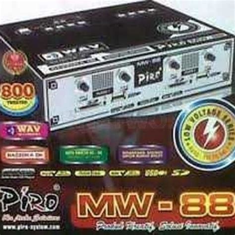 Jual Ampli Walet Piro MW 88 4 Channel Bisa 800 Tweeter Jakarta