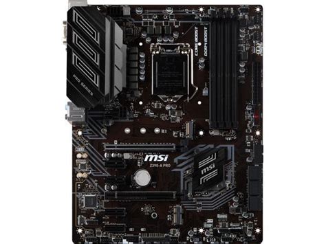 MSI PRO Z390-A PRO LGA 1151 ATX Intel Motherboard - Newegg.com