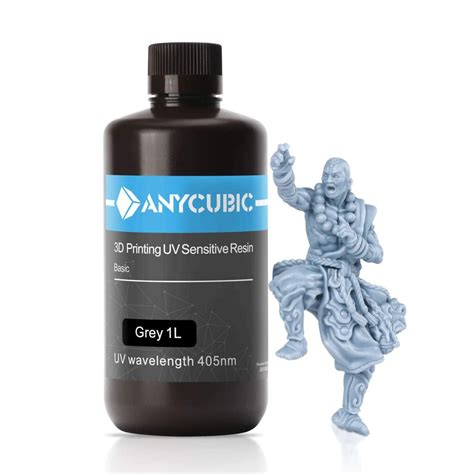 Resina para Impresión 3D Anycubic UV 1 KG 405 nm Creativo 3D