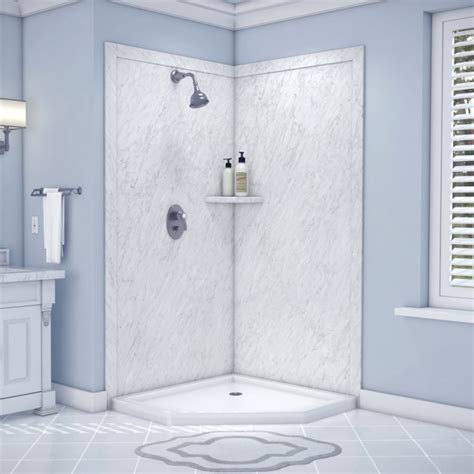 how to install flexstone shower walls