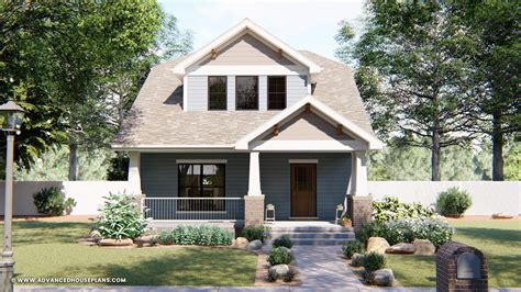 Story Craftsman Style House Plan Read Cottage